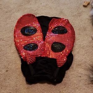 Ladybug halloween costume for dogs, L